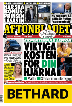 Cover of Aftonbladet
