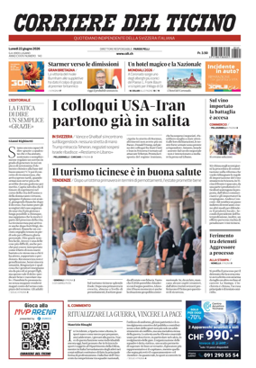 Cover of Corriere del Ticino