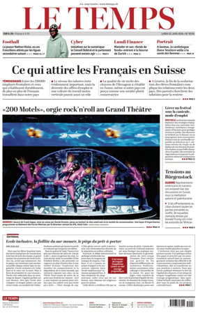 Cover of Le Temps