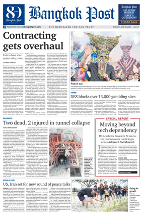 Cover of Bangkok Post