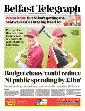 Cover of Belfast Telegraph
