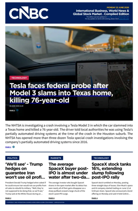 Cover of CNBC