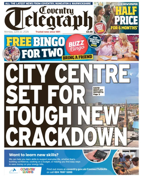 Cover of Coventry Telegraph