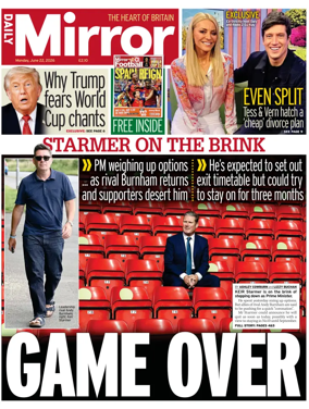 Cover of Daily Mirror
