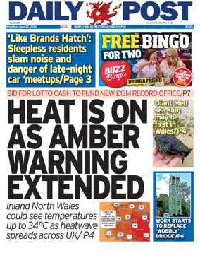 Cover of Daily Post (North Wales)
