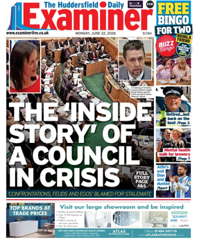 Cover of Huddersfield Daily Examiner