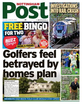 Cover of Nottingham Post