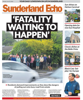 Cover of Sunderland Echo