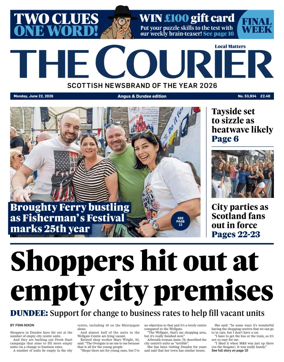 Cover of The Courier & Advertiser (Angus and Dundee)