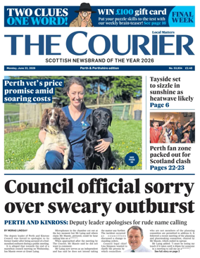 Cover of The Courier & Advertiser (Perth and Perthshire Edition)