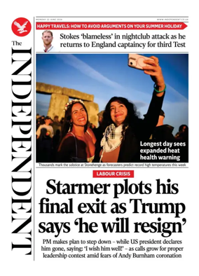 Cover of The Independent