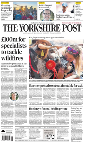 Cover of Yorkshire Post