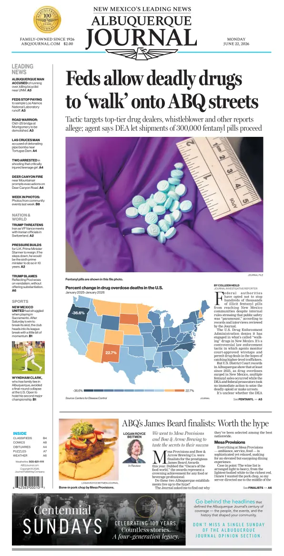 Cover of Albuquerque Journal