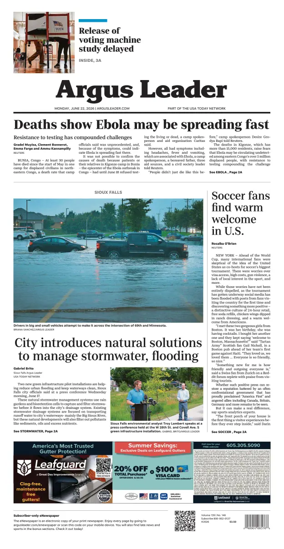 Cover of Argus Leader