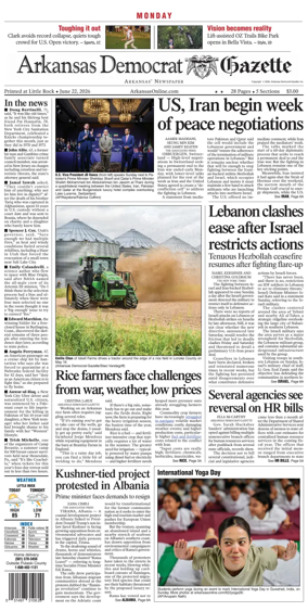 Cover of Arkansas Democrat-Gazette
