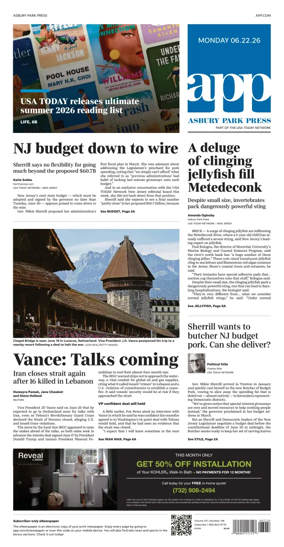 Cover of Asbury Park Press