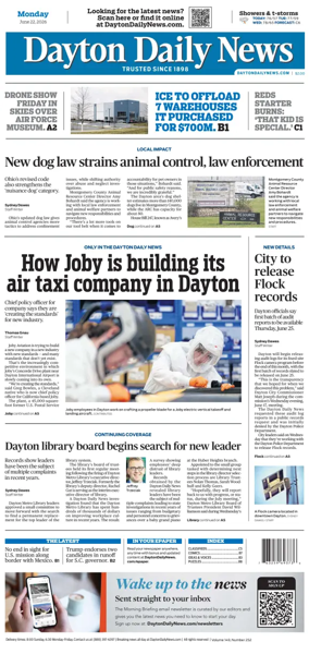 Cover of Dayton Daily News