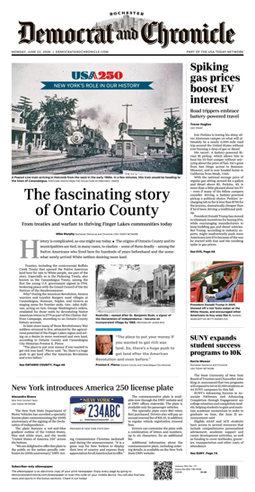 Cover of Democrat and Chronicle
