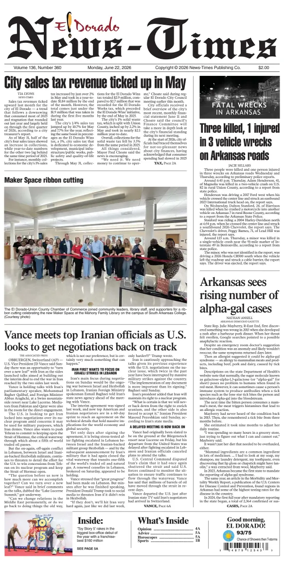 Cover of El Dorado News-Times (VCID - Camden News)