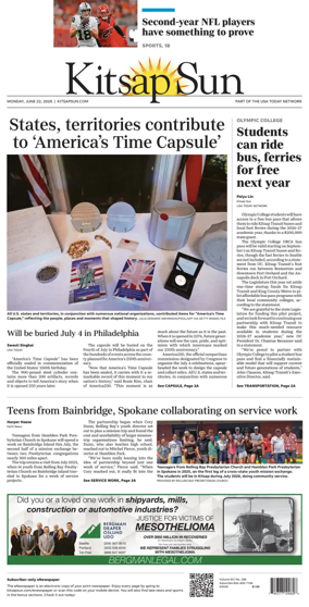 Cover of Kitsap Sun