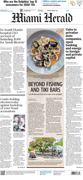 Cover of Miami Herald
