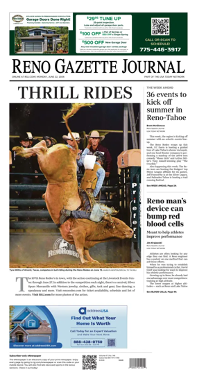 Cover of Reno Gazette Journal
