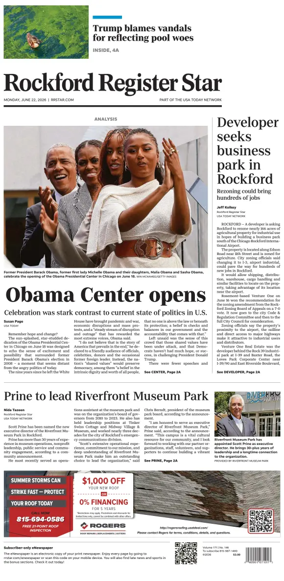 Cover of Rockford Register Star