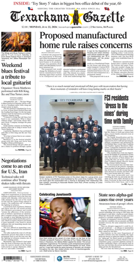 Cover of Texarkana Gazette