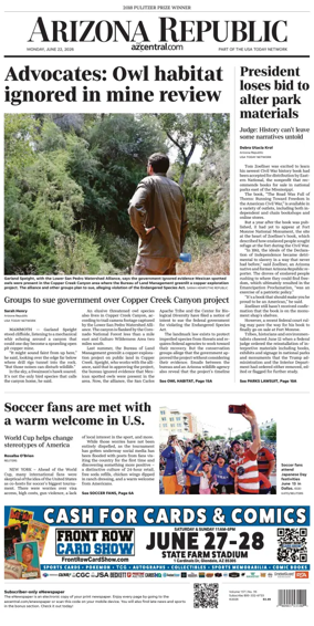 Cover of The Arizona Republic