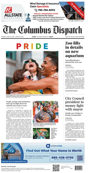 Cover of The Columbus Dispatch