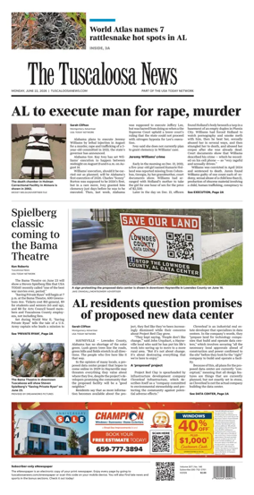 Cover of The Tuscaloosa News