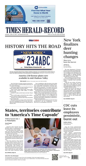 Cover of Times Herald-Record