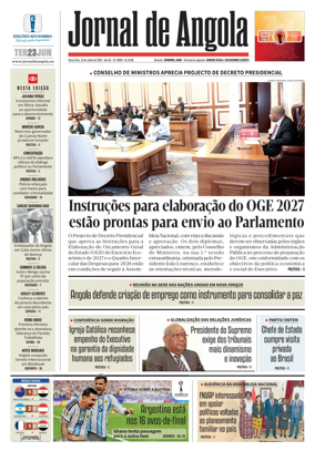 Cover of Jornal de Angola