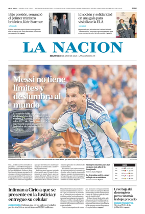Cover of La Nacion