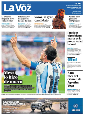 Cover of La Voz del Interior