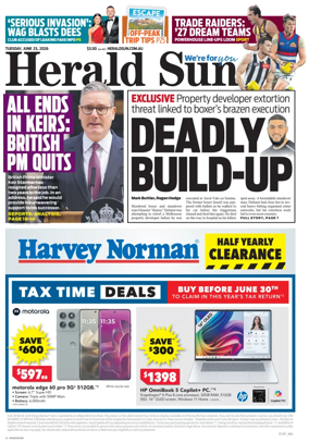 Cover of Herald Sun