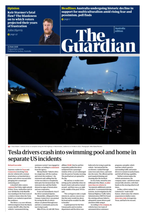 Cover of The Guardian Australia