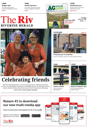Cover of The Riverine Herald