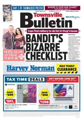 Cover of Townsville Bulletin