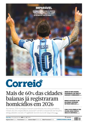 Cover of Correio da Bahia