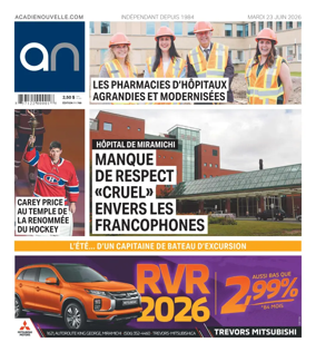 Cover of Acadie Nouvelle