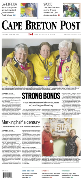 Cover of Cape Breton Post