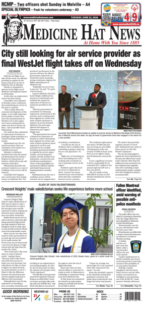 Cover of Medicine Hat News
