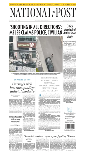 Cover of National Post - (National Edition)
