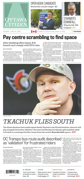Cover of Ottawa Citizen