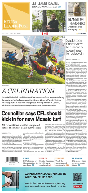 Cover of Regina Leader-Post