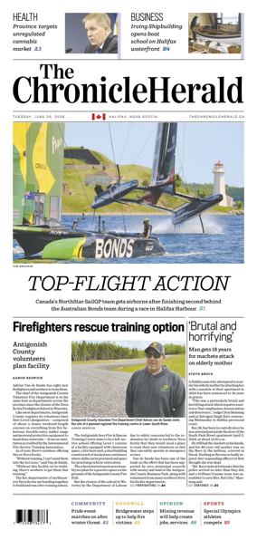 Cover of The Chronicle Herald (Provincial)