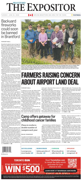 Cover of The Expositor (Brantford)