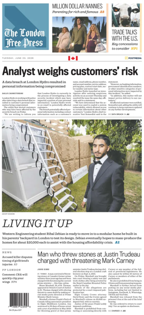 Cover of The London Free Press