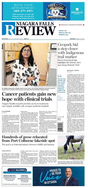 Cover of The Niagara Falls Review